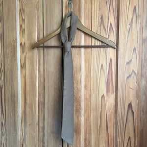 Vintage brown waffled tie